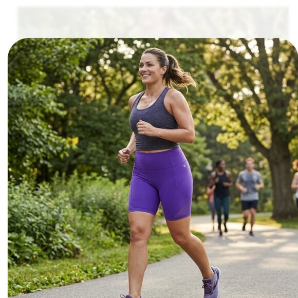 lululemon Pants - lululemon athletica Purple Bike Shorts Size 14